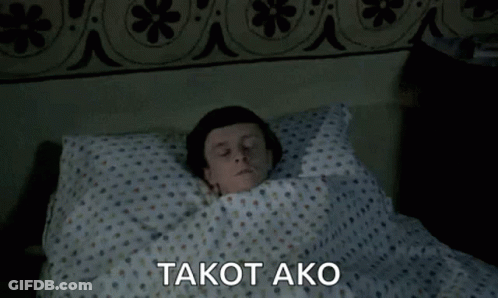 Man Laying In Bed Eyes Closed Takot Ako GIF