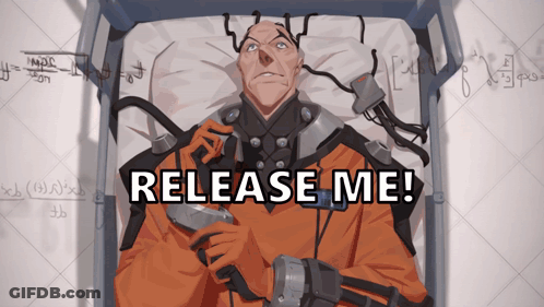 Man Laying In Bed Release Me GIF
