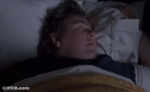 Man Laying In Bed Rise And Shine GIF