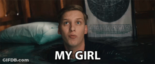 Man Laying In Bed Saying My Girl GIF