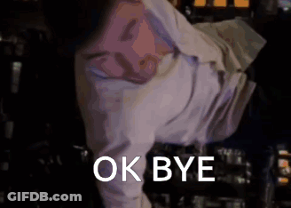Man Laying On Back In Dark Room Ok Bye GIF