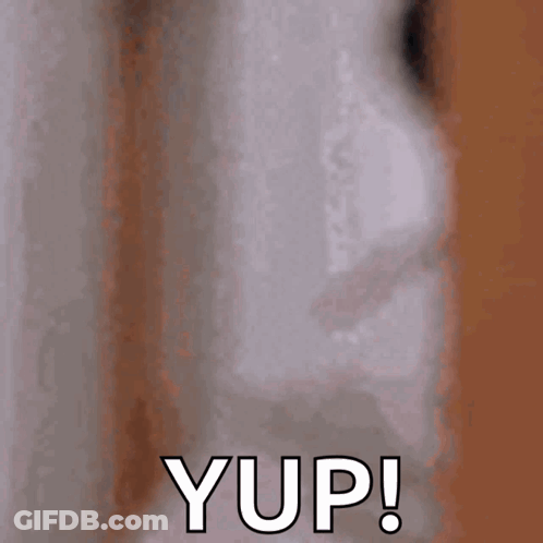 Man Laying On Bed Eyes Closed Saying Yup GIF