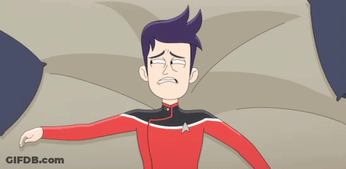 Man Laying On Bed With Two Pillows GIF