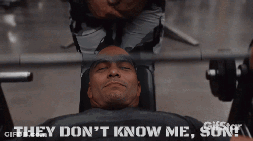 Man Laying On Bench They Don't Know Me Son GIF