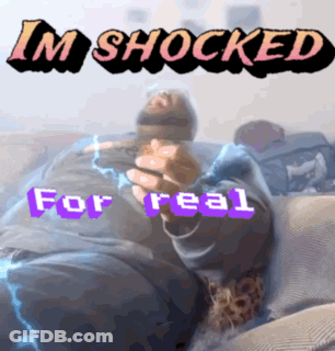 Man Laying On Couch Saying I'm Shocked For Real GIF