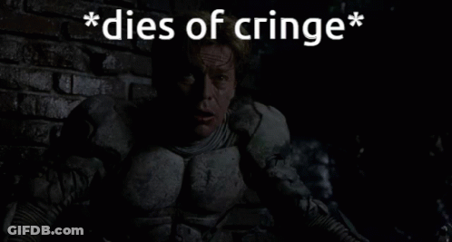 Man Laying On Ground Dies Of Cringe GIF