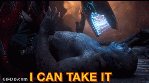 Man Laying On Ground Saying I Can Take It GIF