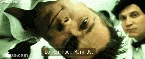 Man Laying On His Back Do Not Fuck With Us GIF