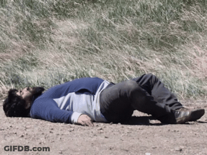 Man Laying On The Team GIF