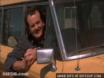 Man Leaning Out Of Car Window GIF