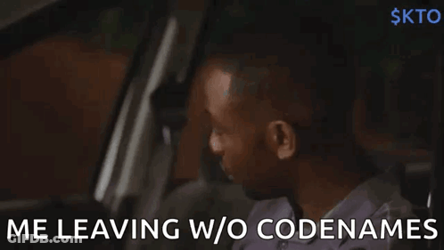 Man Leaving Car With Me Leaving Codenames GIF