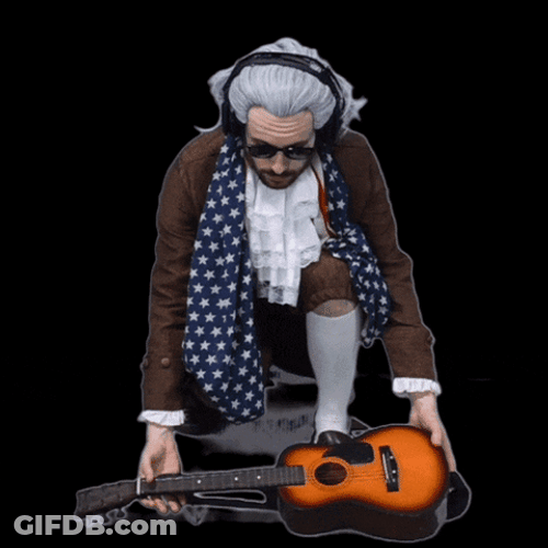 Man Lets Jam Rock And Roll GIF