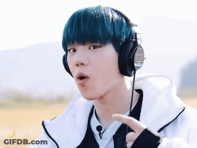 Man Likes Headphones Performance GIF