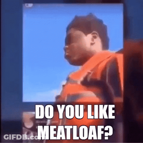 Man Live Streaming Do You Like Meatloaf GIF
