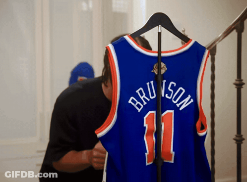 Man Looking At Bruson 11 Jersey GIF