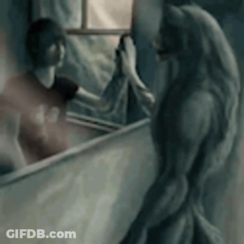 Man Looking At Mirror GIF