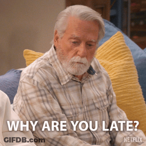 Man Looking At Watch And Making Face GIF