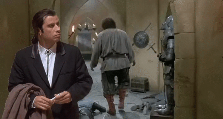 Man Looking Confused Actor John Travolta GIF