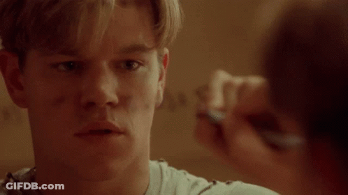 Man Looking In Mirror GIF