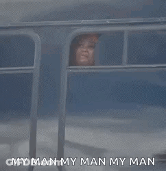 Man Looking Out Bus Window My Man My Man GIF
