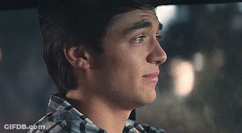 Man Looking Out Car Window GIF