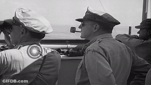 Man Looking Through Binoculars GIF