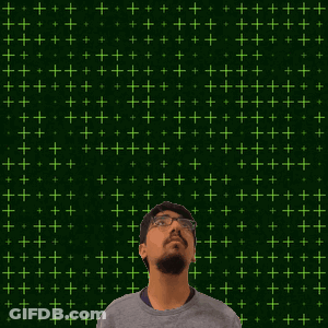 Man Looking Up At Number 11 With Yellow Stars GIF