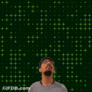 Man Looking Up At Number 12 With Stars GIF