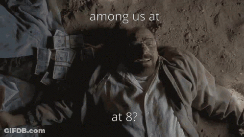 Man Lying Down Among Us At At 8 GIF