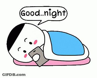 Man Lying In Bed Saying Good Night GIF