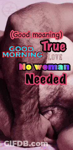 Man Lying In Bed With Good Morning True Love GIF