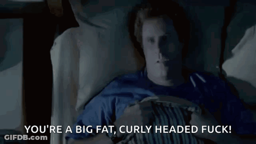 Man Lying In Bed With Insult GIF
