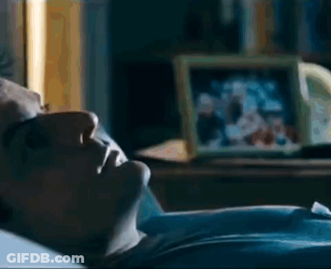 Man Lying In Hospital Bed GIF