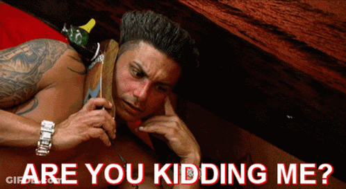 Man Lying On Bed Saying Are You Kidding Me GIF