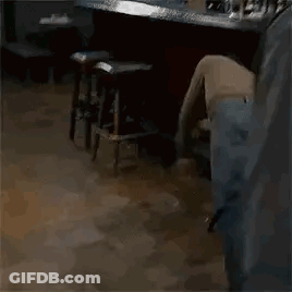 Man Lying On Floor In Room GIF