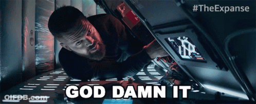 Man Lying On Floor Saying God Damn It GIF