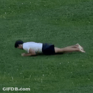 Man Lying On Grass GIF