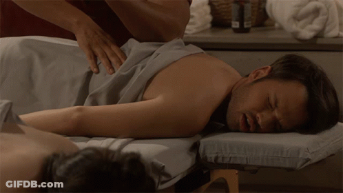 Man Lying On Massage Table Yeah GIF