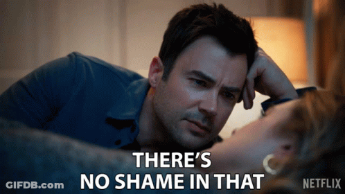 Man Lying On Woman's Lap No Shame GIF