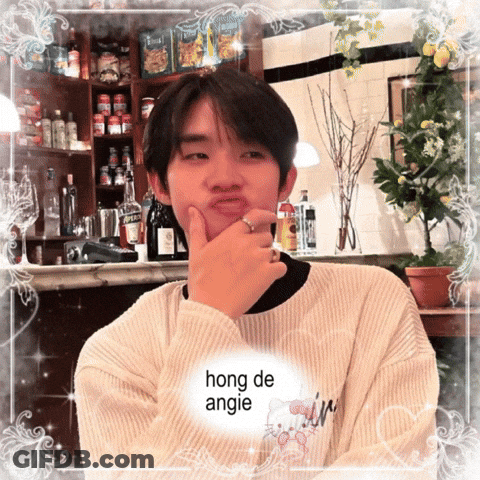 Man Making Face Hong De Angie GIF