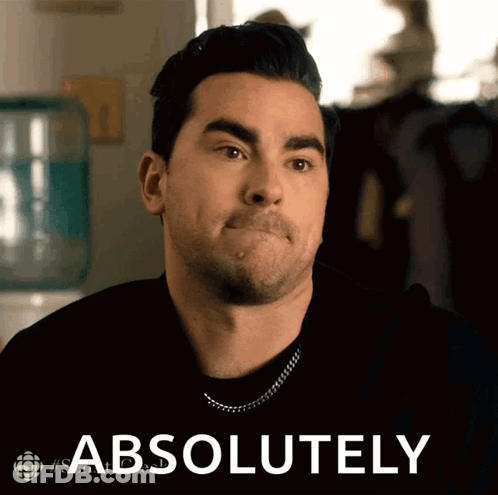 Man Making Face Saying Absolutely GIF