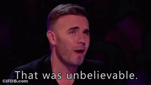 Man Making Face Saying That Was Unbelievable GIF