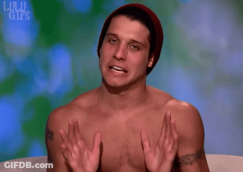 Man Making Face With Lulu GIF