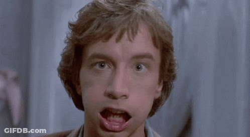 Man Making Face With Open Mouth GIF
