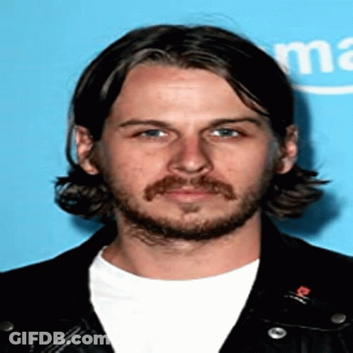 Man Making Funny Face At Computer GIF