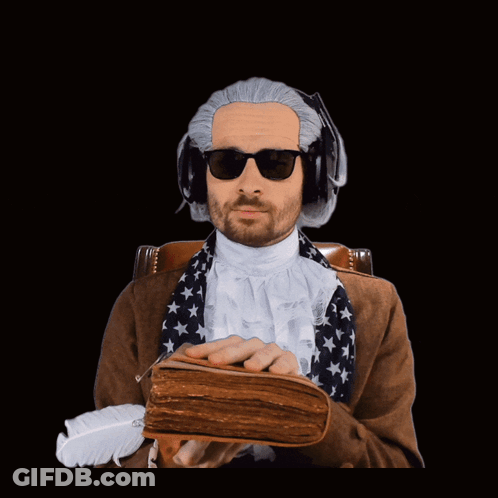 Man Making Funny Face Behind Math Equations GIF