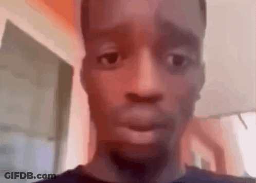 Man Making Funny Face Close Up GIF