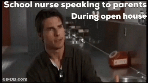 Man Making Funny Face During Open House GIF