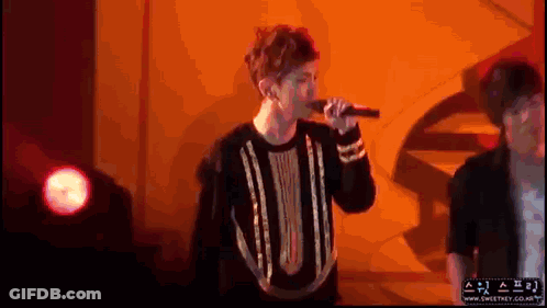 Man Making Funny Face Eyes Closed GIF