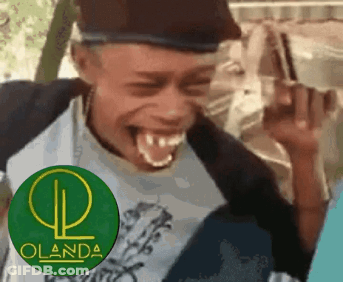Man Making Funny Face Green Circle Olanda GIF